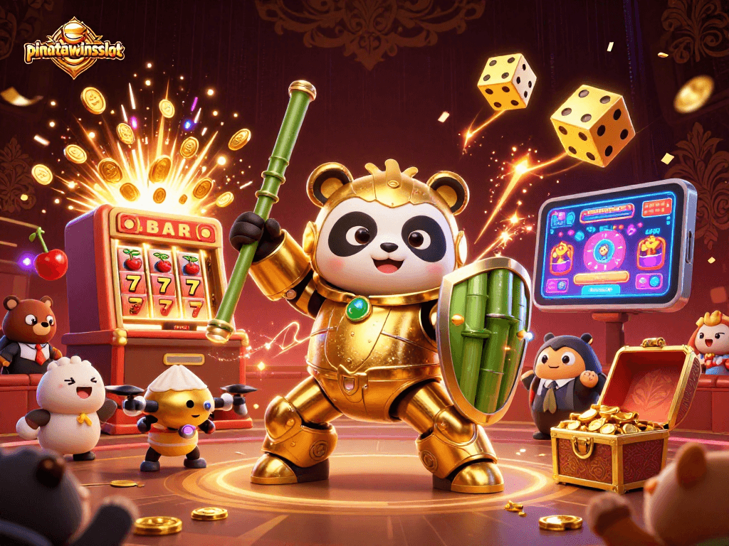 Spin to win at pinatawinsslot with a colorful, engaging 3D casino gaming experience.