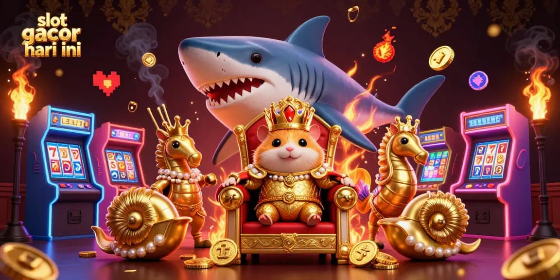 Engage with exciting slot gacor hari ini action featuring king hamster with gaming elements.
