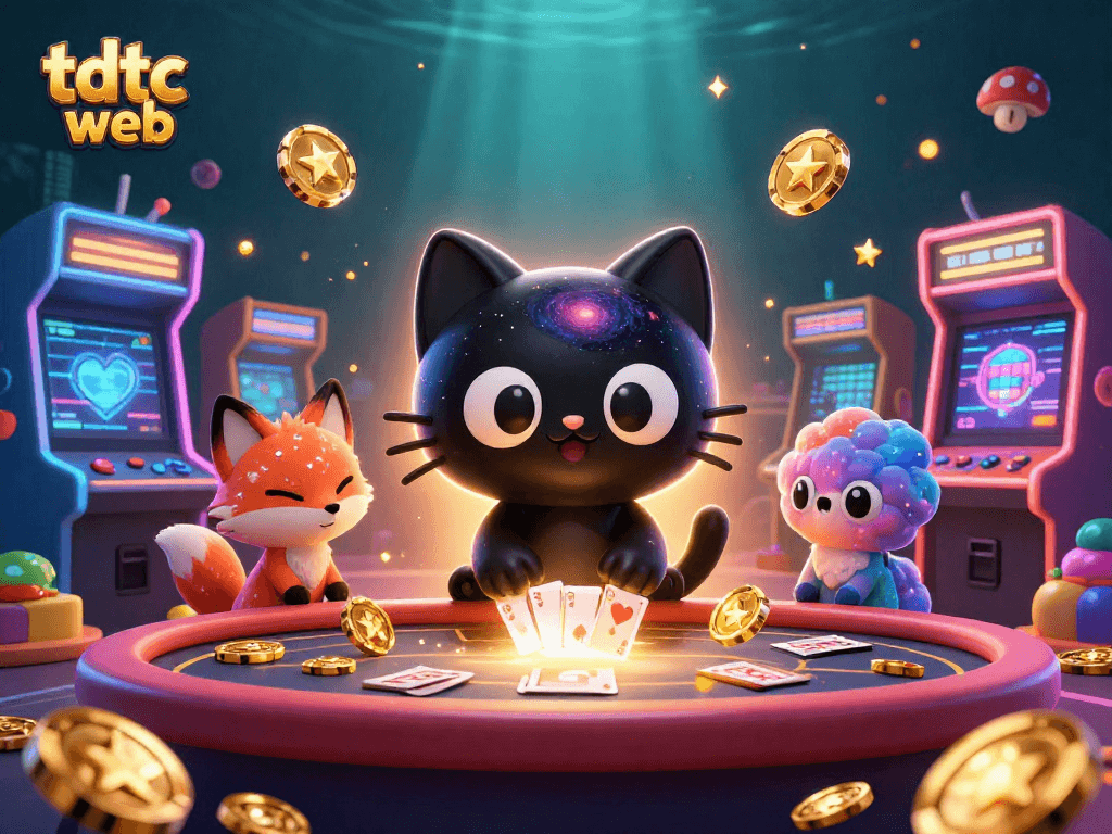 Engage in vibrant gaming excitement with tdtc web's cosmic casino elements