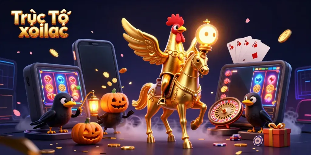 Experience immersive gameplay with Trực Tiếp xoilac, featuring action-packed casino elements and 3D characters.