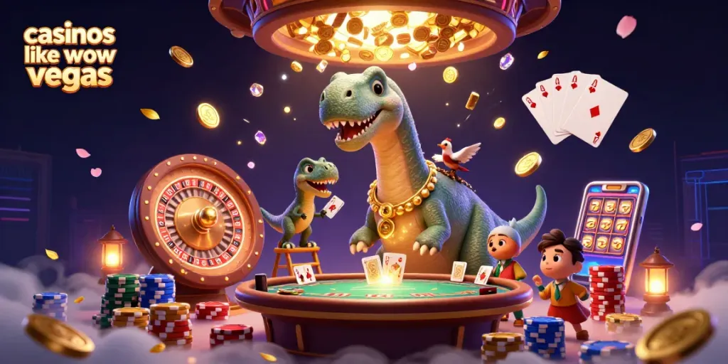 Experience fun with casinos like wow vegas through dynamic gaming elements and vibrant 3D characters.