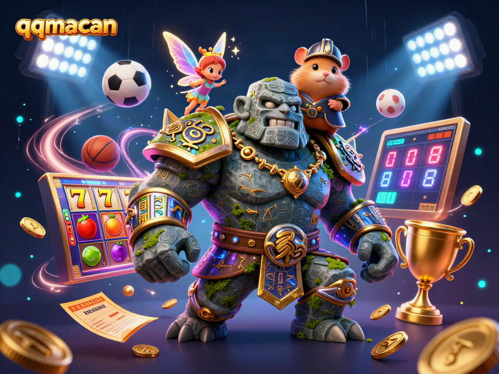 Mainkan slot qqmacan dengan golem kuno, peri berkilauan, dan ksatria hamster di dunia kasino yang ramai.