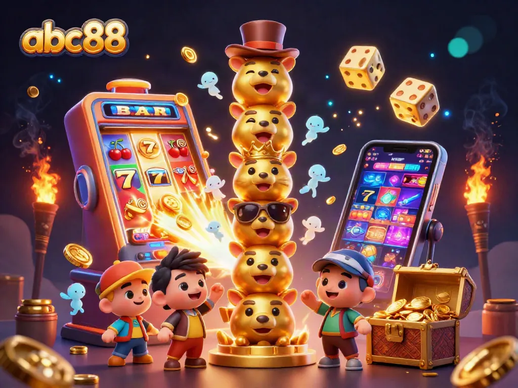Spin the reels at abc88 with vibrant casino graphics and dynamic jackpot effects.