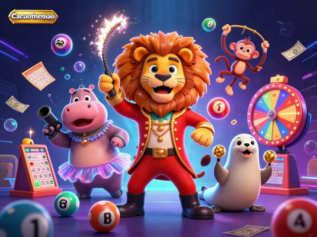Cacuocthethao brings excitement to online gambling with dynamic lottery elements and vibrant characters.