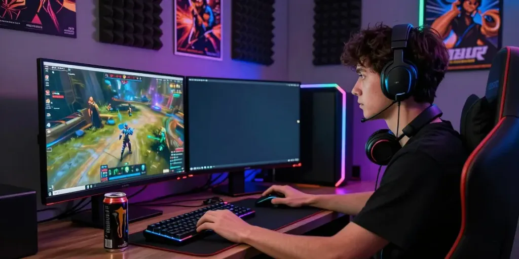 A80 homepage engaging gaming scene with immersive graphics and RGB atmosphere.