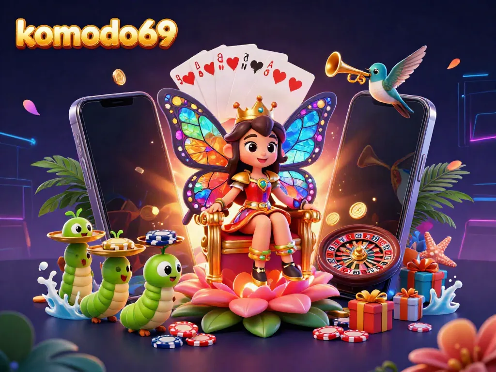 Komodo69 menyuguhkan keindahan dan kemudahan transaksi dengan ilustrasi digital 3D yang menarik.
