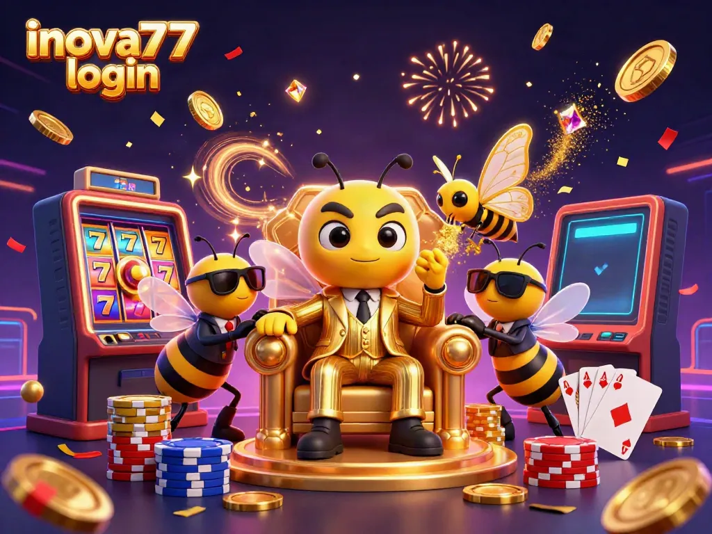 Engage in thrilling gameplay with inova777 login featuring a bumblebee mob boss and exciting casino elements.