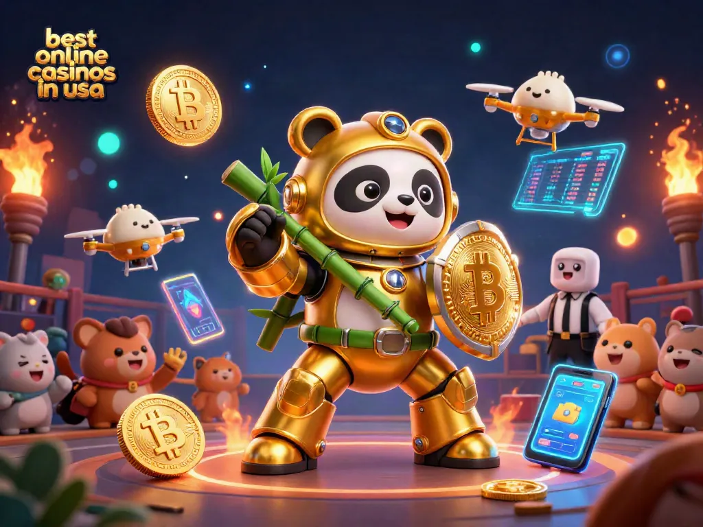 Experience thrilling action at the best online casinos in usa with animated characters and crypto themes.