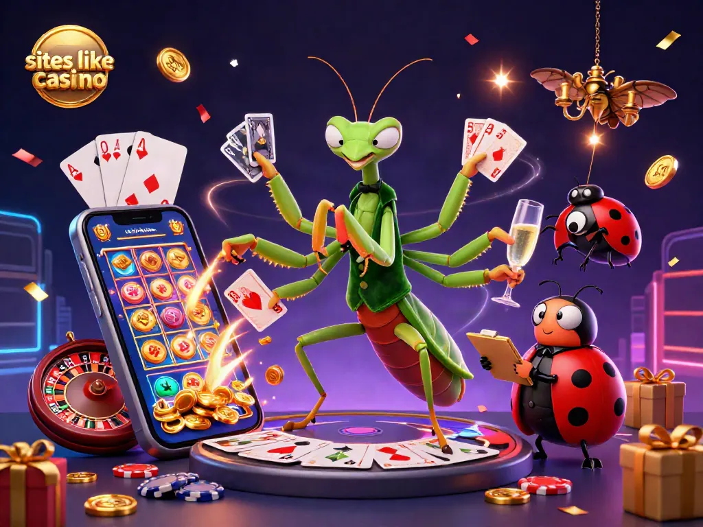 Experience fun and excitement with sites like Cafe Casino featuring vibrant 3D illustrations of casino antics.