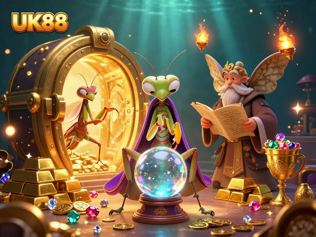 Engage with UK88's exciting gaming universe, featuring vibrant characters and treasure-rich surroundings.