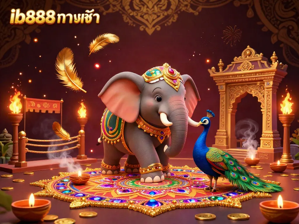 เข้าสู่ระบบ ib888 ทางเข้า กับช้างและนกยูงในบรรยากาศคาสิโน